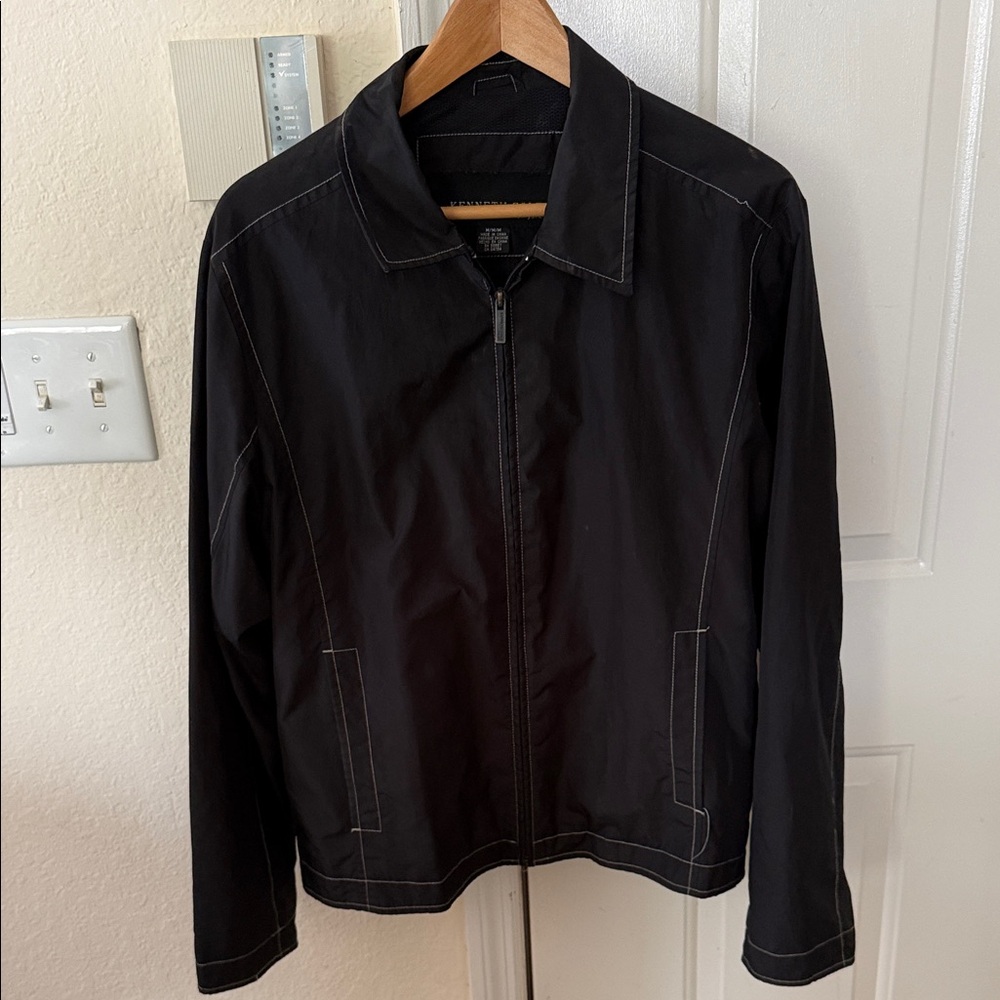 Kenneth Cole New York Black Men's Lightweight Jacket